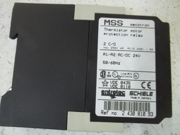 ENTRELEC 2.423.810.93 THERMISTOR MOTOR PROTECTION RELAY  NSMP