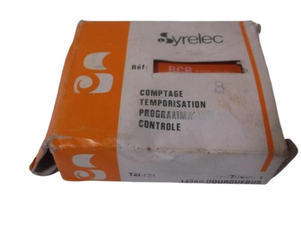 SYRELEC BCR TIMER DELAY RELAY 220VAC  NSMP