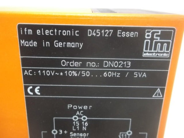 IFM EFECTOR DN0213 N600 AMPLIFIER CONTROLLER RELAY  NSMP