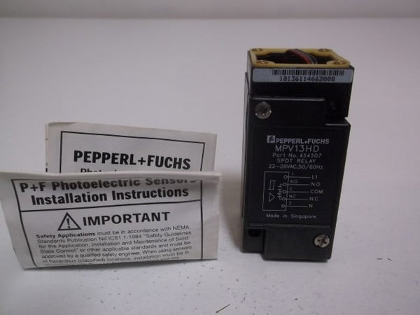 PEPPERL+FUCHS MPV13HD PHOTO AUTOMATION SENSOR NSMP