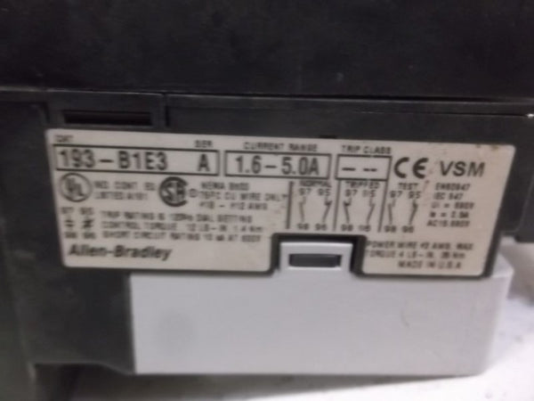 ALLEN BRADLEY 592P-B1EC SER. A SOLID STATE OVERLOAD RELAY  UNMP