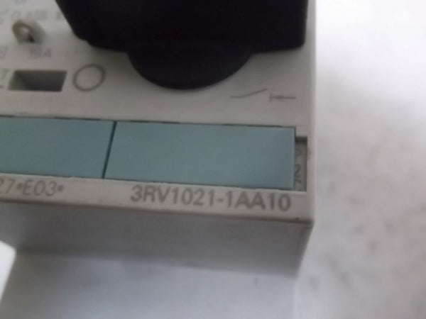 SIEMENS 3RV1021-1AA10 OVERLOAD RELAY (AS PICTURED)  NSNP