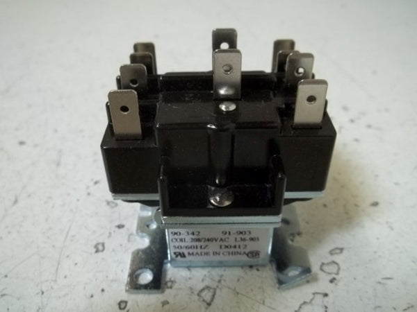 WHITE-RODGERS 90-342 RELAY 208/240V (AS PICTURED-SIDE BENT) NSMP