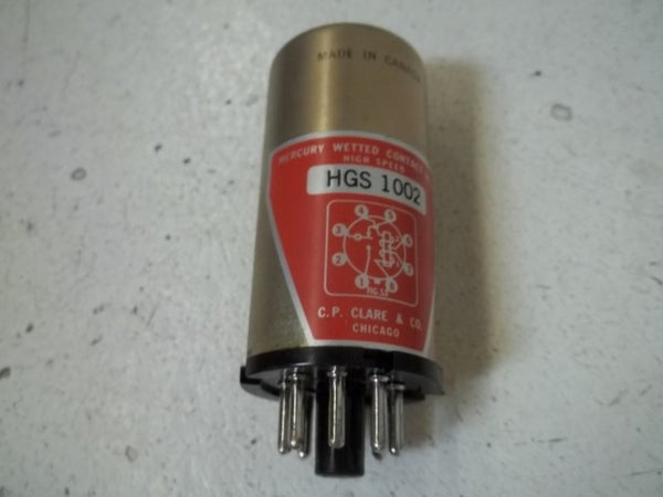 C.P. CLARE HGS 1002 MECURY WETTED CONTACT RELAY NSMP