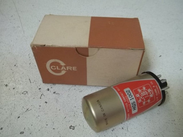 C.P. CLARE HGS 1002 MECURY WETTED CONTACT RELAY NSMP