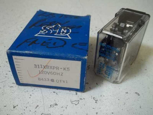 STRUTHERS-DUNN 311XBXPR-K5 RELAY 120V 230V AC 10AMPS NSMP