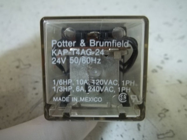 POTTER & BRUMFIELD KAP-14AG-24V RELAY 24V NSMP