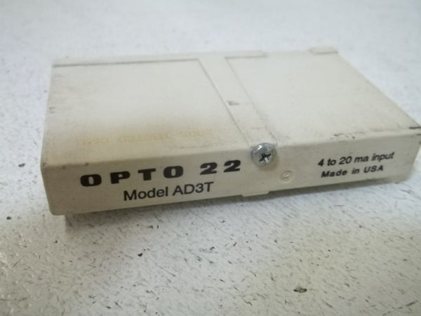 LOT OF 4 OPTO 22 MODEL AD3T I/O MODULE UNMP