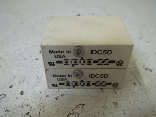 LOT OF 2 OPTO 22 IDC5D I/O MODULE UNMP