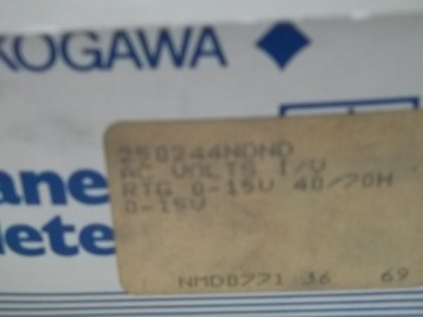 YOKOGAWA 250244NDND VOLTAGE METER NSMP