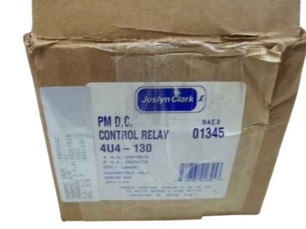 JOSLYN CLARK 4U4-130 CONTROL RELAY NSMP