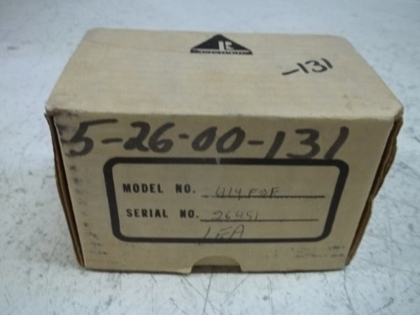 ROSEMOUNT 414-F2F RELAY 117 VAC NSMP