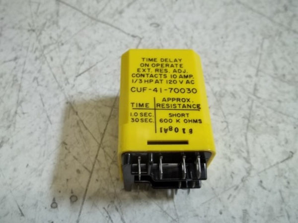 POTTER & BRUMFIELD CUF-41-70030 RELAY 10A 120 VAC NSMP