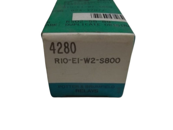 POTTER & BRUMFIELD R10-E1-W2-S800 RELAY 12 VDC NSMP