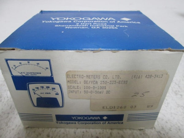 YOKOGAWA 250-325-ECXS METER 100-0-100% NSMP