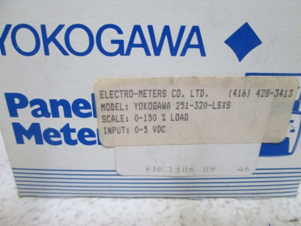 YOKOGAWA 251-320-LSXS PANEL METER NSMP