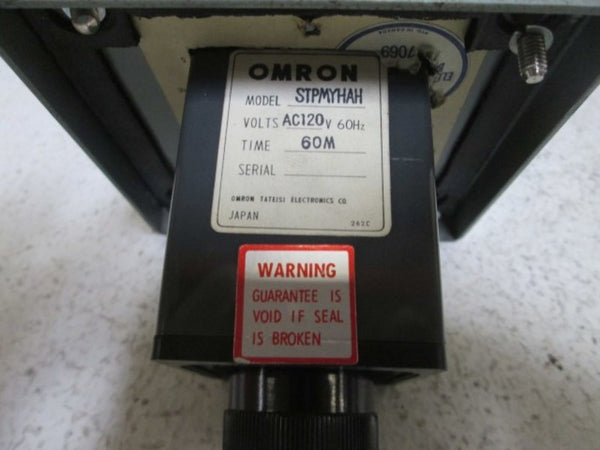 OMRON STPMYHAH ADJUSTABLE DELAY RELAY UNMP