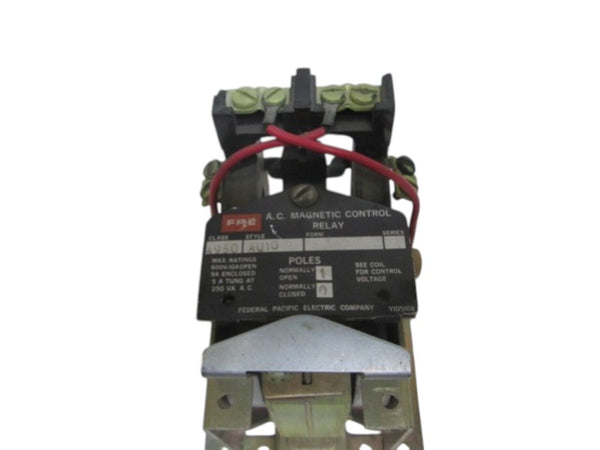 FPE 4950-AU10 MAGNETIC CONTROL RELAY UNMP