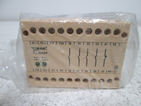 TIESE RS-NAGP SAFETY RELAY 24 V DC 8A 250 VAC NSNP