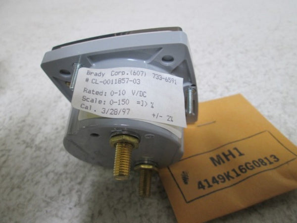 YOKOGAWA NTC0456 PANEL METER 0-10V/DC NSMP