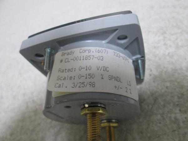 YOKOGAWA NWB0903 PANEL METER 0-10 V/DC NSMP
