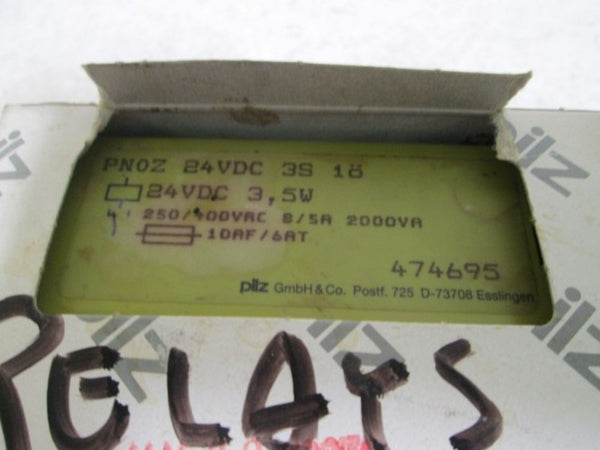 PILZ PNOZ24VDC3S10 SAFETY RELAY 24 VDC NSMP
