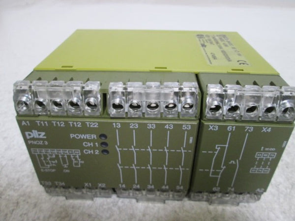 PILZ PNOZ/324VDC5S1O1W SAFETY RELAY 24 VDC 240/400VAC NSMP