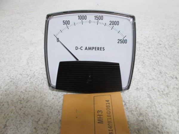 YOKOGAWA 250-400-FAXS PANEL METER 0-2500 DC AMPERS NSMP