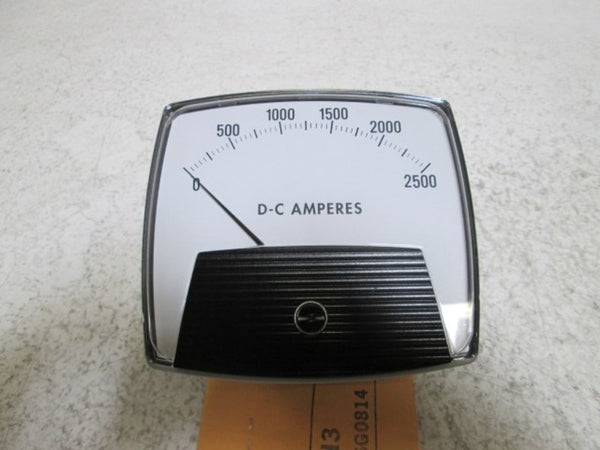 YOKOGAWA 250-400-FAXS PANEL METER 0-2500 DC AMPERS NSMP