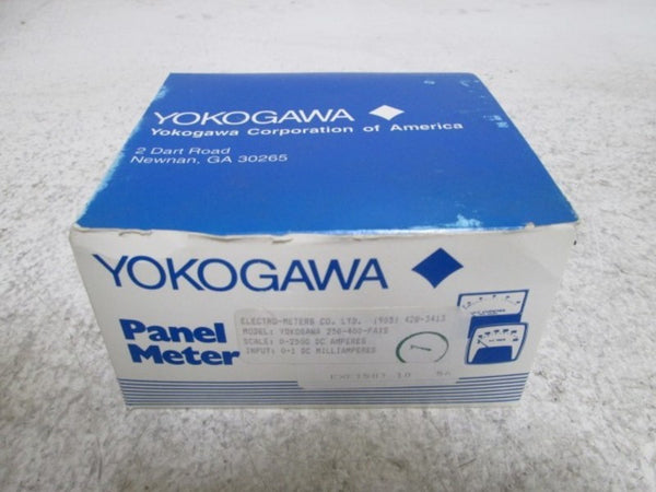 YOKOGAWA 250-400-FAXS PANEL METER 0-2500 DC AMPERES NSMP