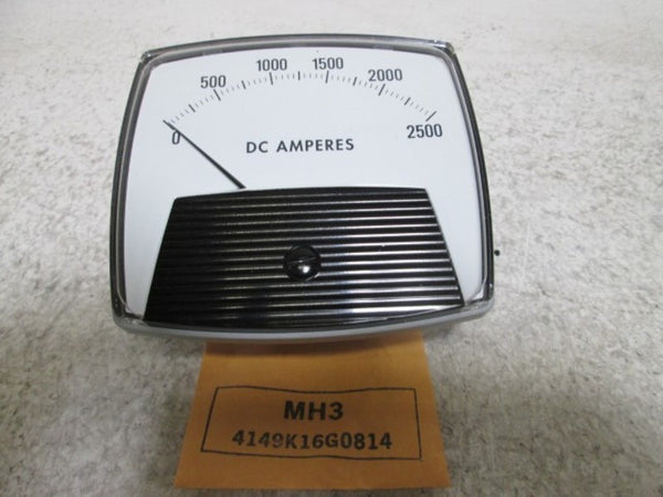 YOKOGAWA 250-400-FAXS PANEL METER 0-2500 DC AMPERES NSMP