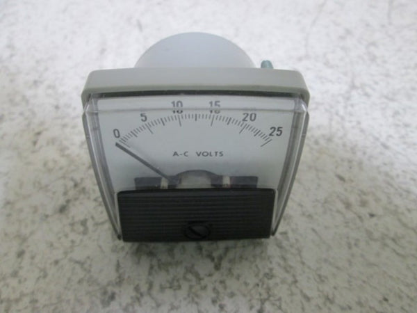 YOKOGAWA 250130NJNJ PANEL METER 0-25VAC NSMP