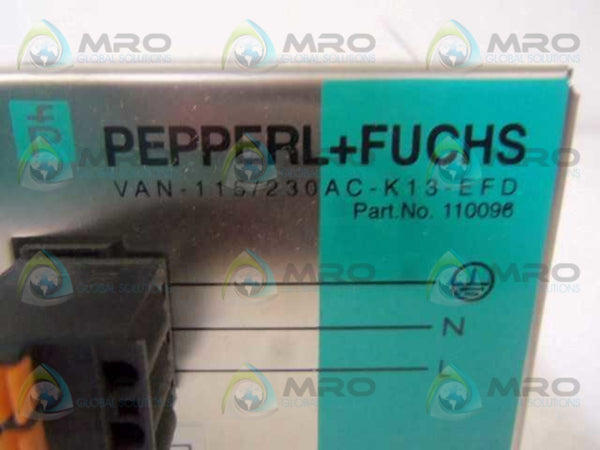 PEPPERL+FUCHS 110098 POWER SUPPLY NSNP