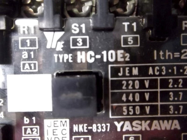 YASKAWA HC-10E2 MAGNETIC CONTACTOR NSMP