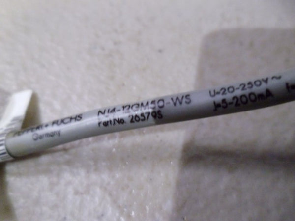PEPPERL+FUCHS NJ4-12GM50-WS 7M-Y905423 PROXIMITY SENSOR NSMP