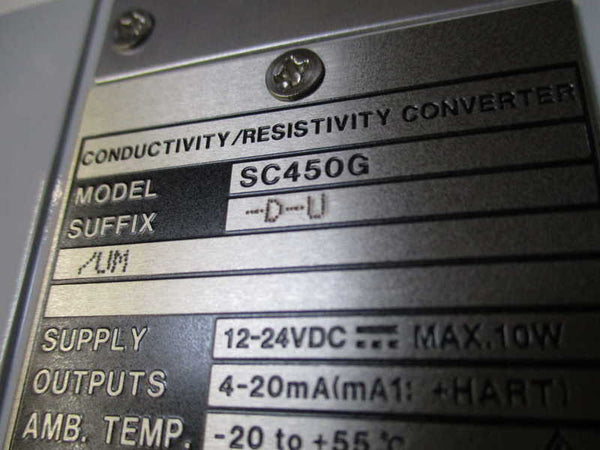 YOKOGAWA EXAXT450 CONVERTER SC450G-D-U/UM NSMP