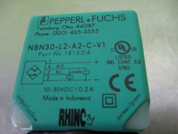 PEPPERL+FUCHS NBN30-L2-A2-C-V1 PROXIMITY SENSOR 181504 NSMP