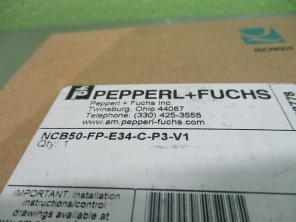 PEPPERL+FUCHS NCB50-FP-E34-C-P3-V1 PROXIMITY SENSOR 188778 NSMP