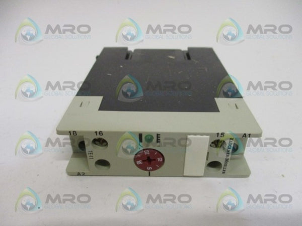 KLOCKNER MOELLER TE11-30 TIME DELAY RELAY 30 SEC.  NSMP