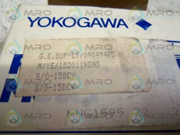 YOKOGAWA M/YE/152011NDND PANEL METER NSMP