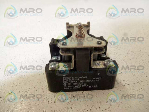 POTTER & BRUMFIELD PRD-3DH0-24 RELAY 24VDC  UNMP