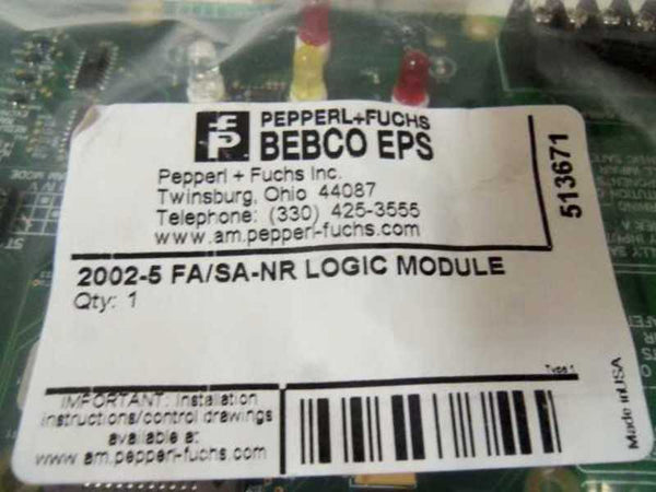 PEPPERL+FUCHS 2002-5 FA/SA-NR LOGIC MODULE NSNP
