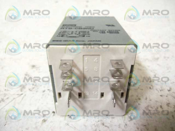 IDEC RTB-CB3NU TIME DELAY RELAY 0-30 SECONDS  NSMP