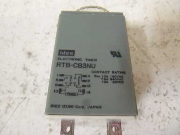 IDEC RTB-CB3NU TIME DELAY RELAY 0-30 SECONDS  NSMP