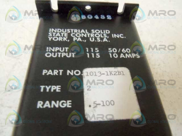ISSC 1013-1-K-2-B1 DELAY RELAY RANGE: .5-100  NSMP
