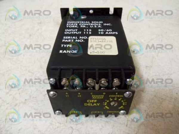 ISSC 1013-1-K-2-B1 DELAY RELAY RANGE: .5-100  NSNP