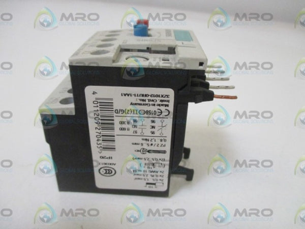 SIEMENS 3RU1116-1HB0 OVERLOAD RELAY 5.5-8A  UNMP
