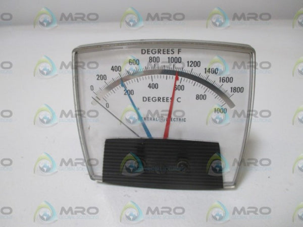 GENERAL ELECTRIC D-1255K16 METER RELAY 0-1800 UNMP