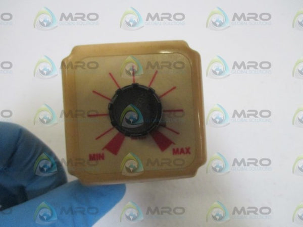 AGASTAT SSC12AAA TIMING RELAY .1-3S 120VAC/DC UNMP