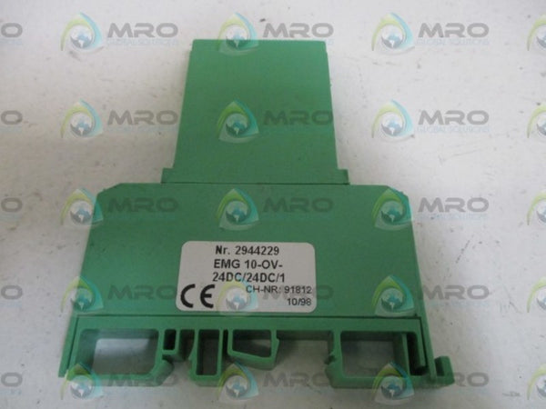 PHOENIX CONTACT EMG10-OV-24DC/24DC/1 OPTO COUPLER NSNP